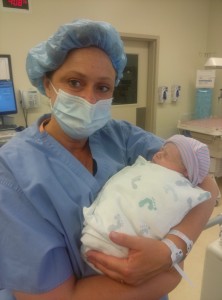 Deanna's baby in hospital