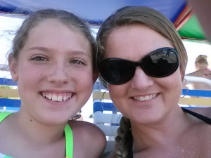 Christy Stansell and Teenaged Daughter
